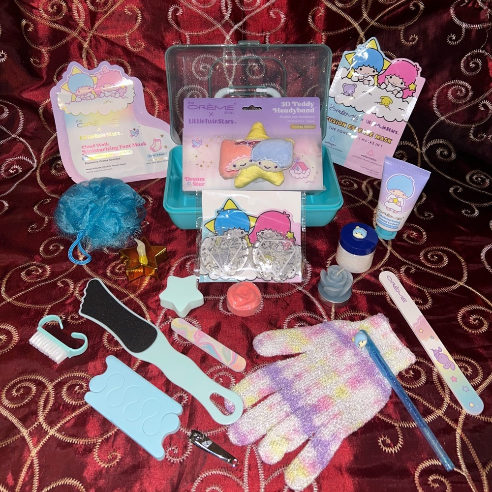 Sanrio Crème Little Twin Stars KiKi ⭐️⭐️⭐️⭐️⭐️⭐️⭐️⭐️ Spa Bundle